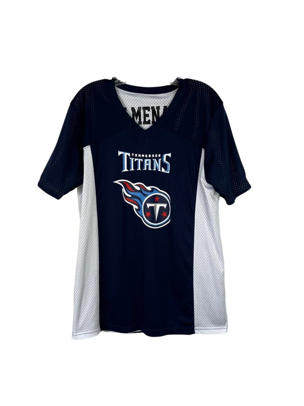 NFL Tennessee Titans Reversible Jersey Mesh Flag Football Mens Medium Blue